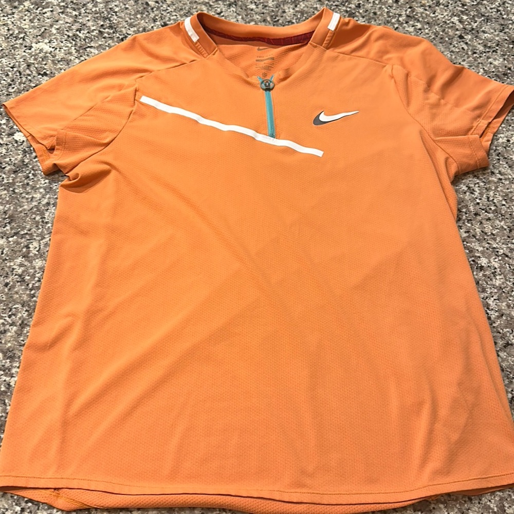Orange Nike Tennis Shirt